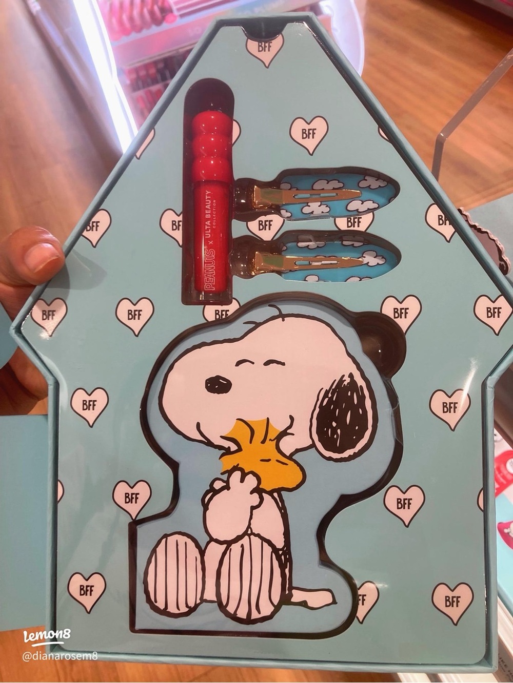Snoopy & Woodstock BFF Lip Set - Light Blue